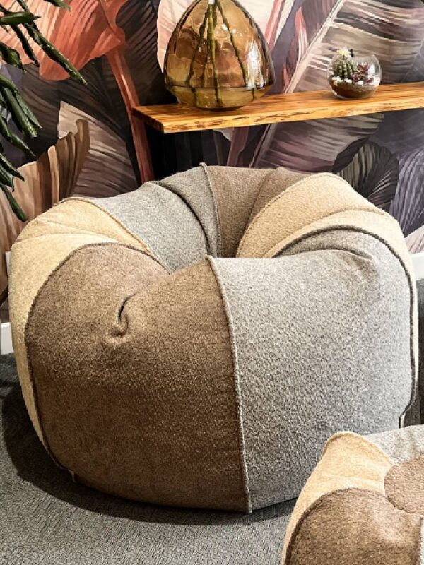 Bouclette tricolore nid ( Pouf seul ) - Image 3